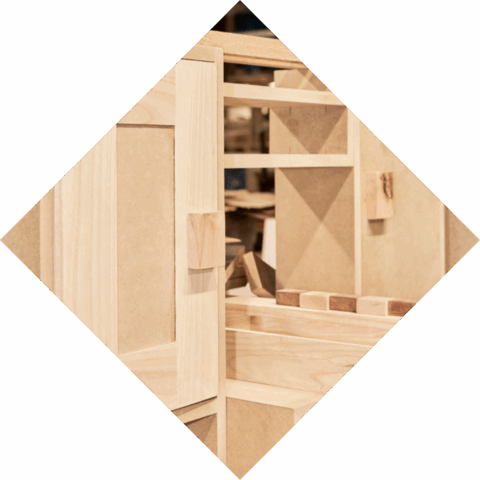 Inzoom van een kastje