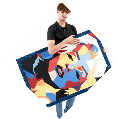 Student presenteert zijn afstudeerwerkstuk van Marilyn Monroe