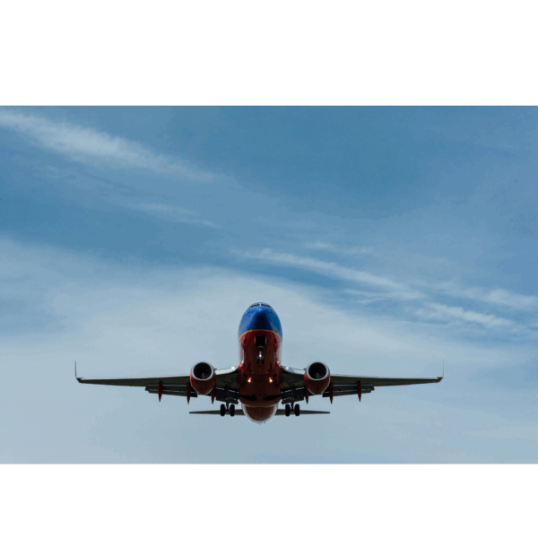 Vliegtuig in de lucht